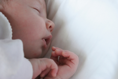 Image of a baby sleeping