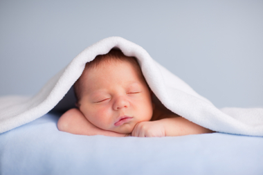 Image of a baby sleeping